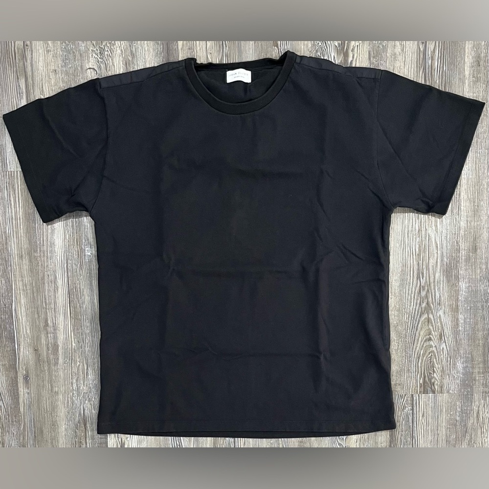 John Elliott Season Seven Nylon Panel Black T-Shirt Men’s Size 4 (XL)